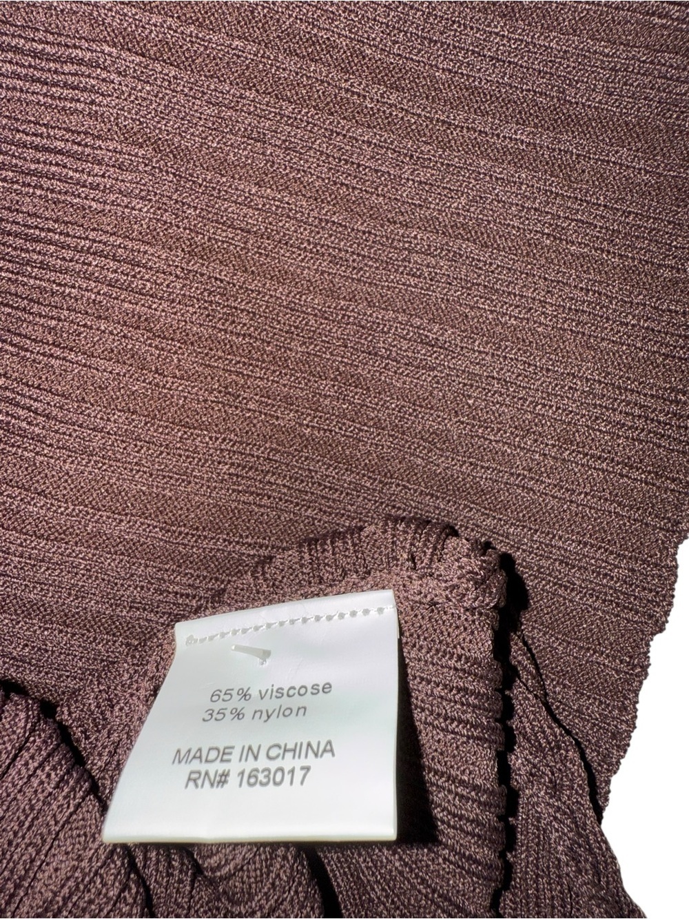 Princess Polly Mayok Ribbed Mini Dress Brown L/XL - Picture 9 of 9